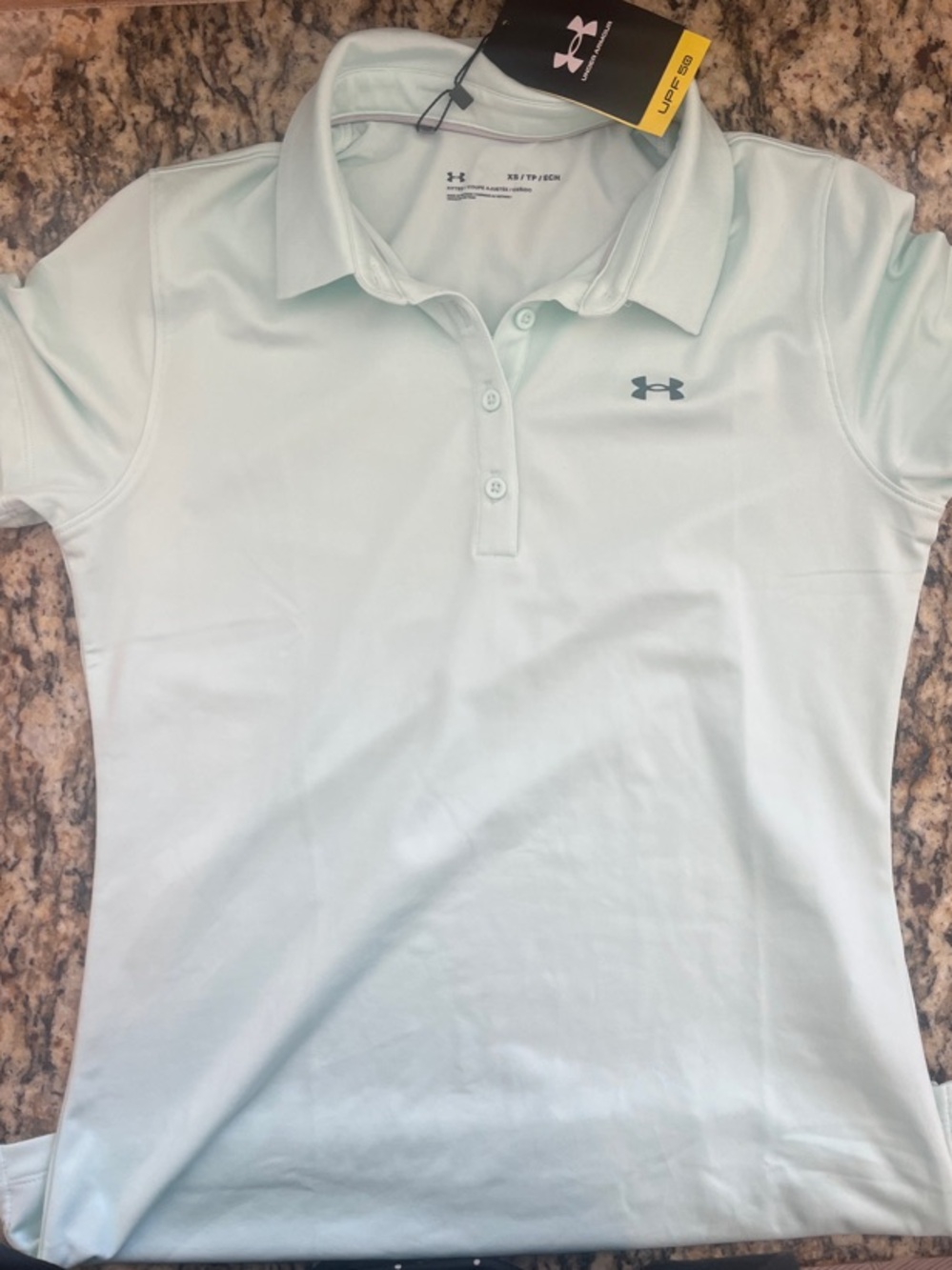 Under Armour Mint Green Performance Polo